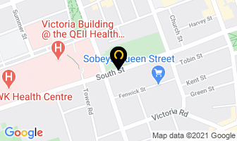 Workers Compensation Board in Halifax map