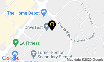 World Home Furnishing in Brampton map