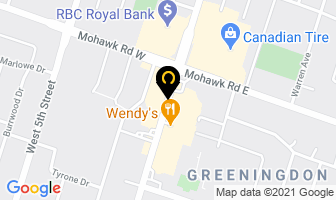 World Tours & Travel Inc in Hamilton map