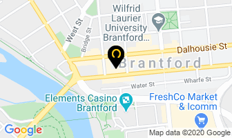 Wright Cut Hair Cuter in Brantford map