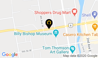Wright J A Dr in Owen Sound map