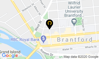 Wroblewski Law Office in Brantford map