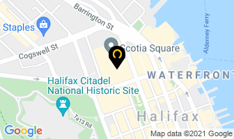 Wwf Canada Atlantic Region in Halifax map