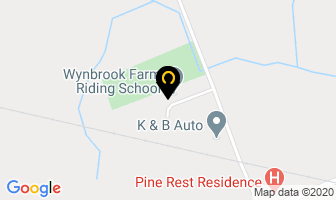 Wynbrook Farm Riding School in Guelph map