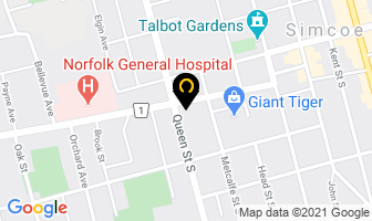 Wynveen Wm Dr in Simcoe map