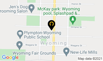 Wyoming Chapel in Winnipeg map