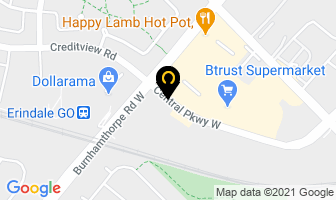 Xin Jiang Bbq Restaurant in Mississauga map