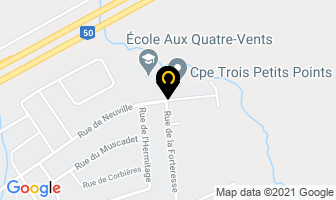 Xpress Lighting Services in Gatineau map
