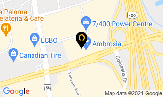 Xs Cargo in Vaughan map