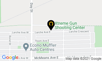 Xtreme Gun Shooting Center in Winnipeg map