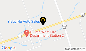 Y Buy Nu Auto Sales in Quinte West map