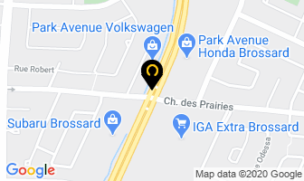 Y F B in Brossard map
