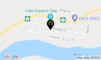 Yale Historic Site in Fraser Valley A map