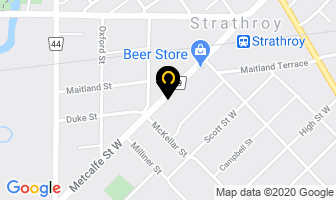 Yaman Sportswear in Strathroy map
