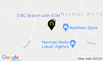 Yamouri Inn in Norman Wells map