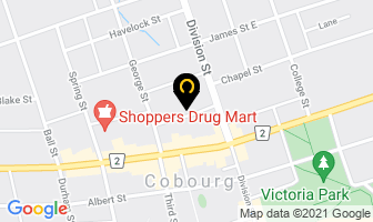 Yanch James R in Cobourg map