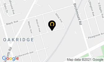 Yellow House Events in Scarborough map