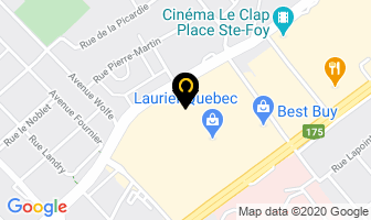 Yellow Shoes in Ville de Québec map