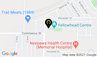 Yellowhead Centre in Neepawa map