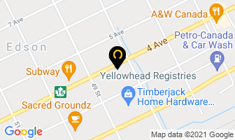Yellowhead Travel in Edson map