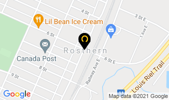 Yellowrose Ent in Rosthern map