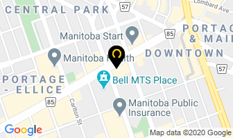 Yes Manitoba in Winnipeg map