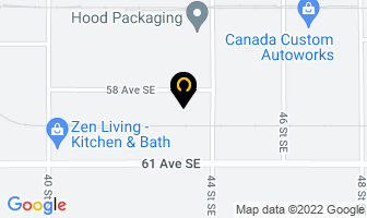 Yesco Sign & Lighting Service in Calgary map