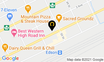 Yetis Clothing Co Ltd in Edson map