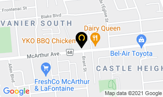 Yko Chicken Bbq in Guelph map