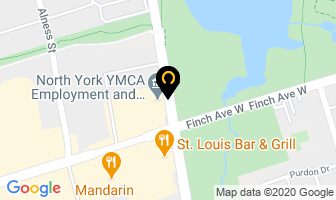 Ymca North York Employment & Newcomer Programs in North York map