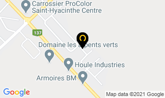 Yollande Laperle in Saint-Hyacinthe map