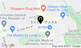 Yonge & St Clair Tanning Spa Inc The in Toronto map