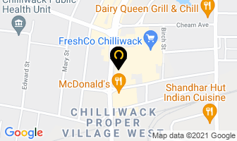 Yonghe Printing in Chilliwack map
