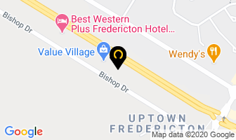 York Dental Clinic in Fredericton map
