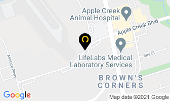 York Graphic Communications in Markham map