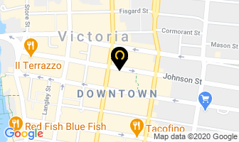 York Hotel in Victoria map