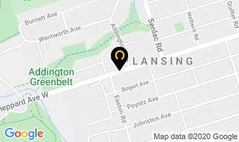 York Speedy Locksmiths in North York map