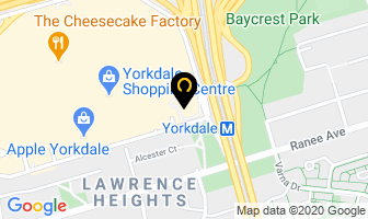 Yorkdale Eye Care in Alma map