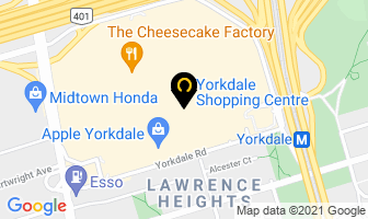 Yorkdale Shopping Centre in Orillia map