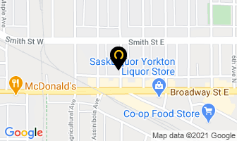 Yorkton Hearing Services in Yorkton map