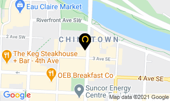 You & Me Restaurant in Calgary map
