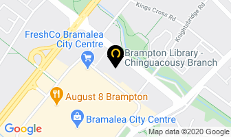 Young Drivers Of Canada Brampton Classroom - New Driver in Brampton map