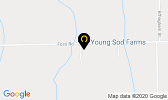 Young Sod Farms in Pelham map