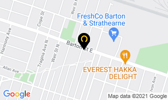 Your Hair Salon in Hamilton map