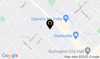 Your Massage Therapy Clinic in Burlington map