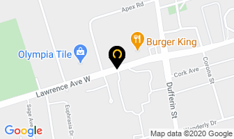 Yudin M Dr in Orillia map