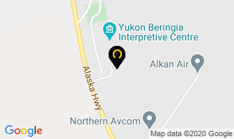 Yukon Beringia Interpretive Centre in Whitehorse map