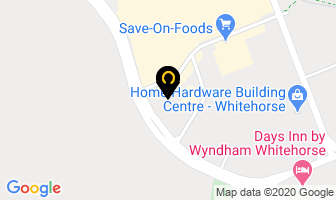Yukon Honda in Whitehorse map