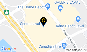 Yves Rocher Centre Laval in Beauharnois map