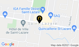 Zach Barbier in Saint-Lazare map